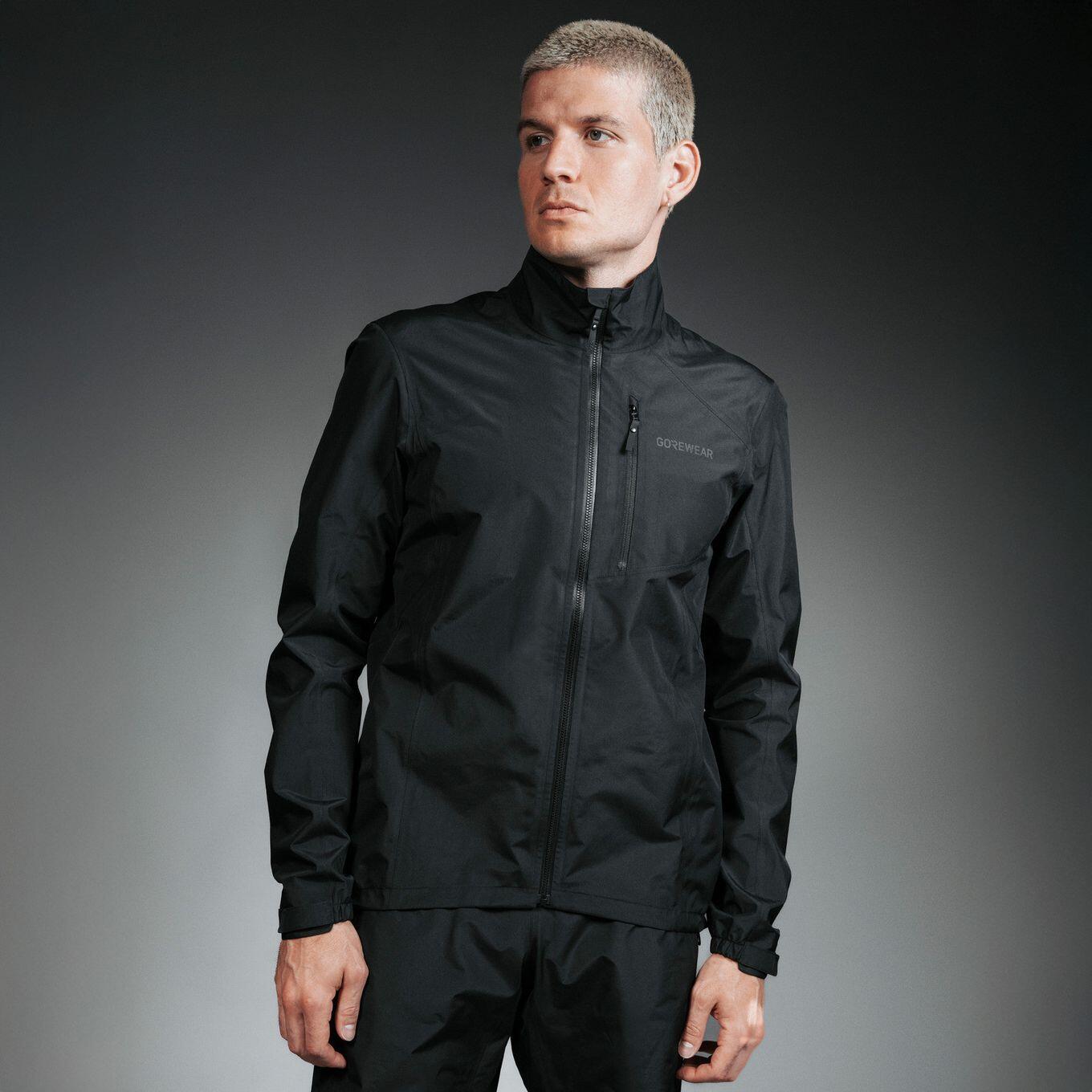 Veste Imperméable Homme Gore Wear Glidewheel Gore-Tex Noir 2/4