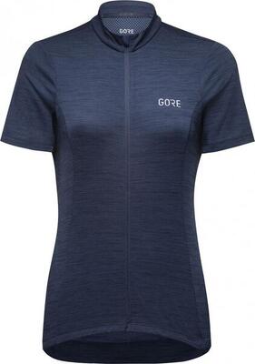 Gore wear c3 women's short sleeve jersey blue