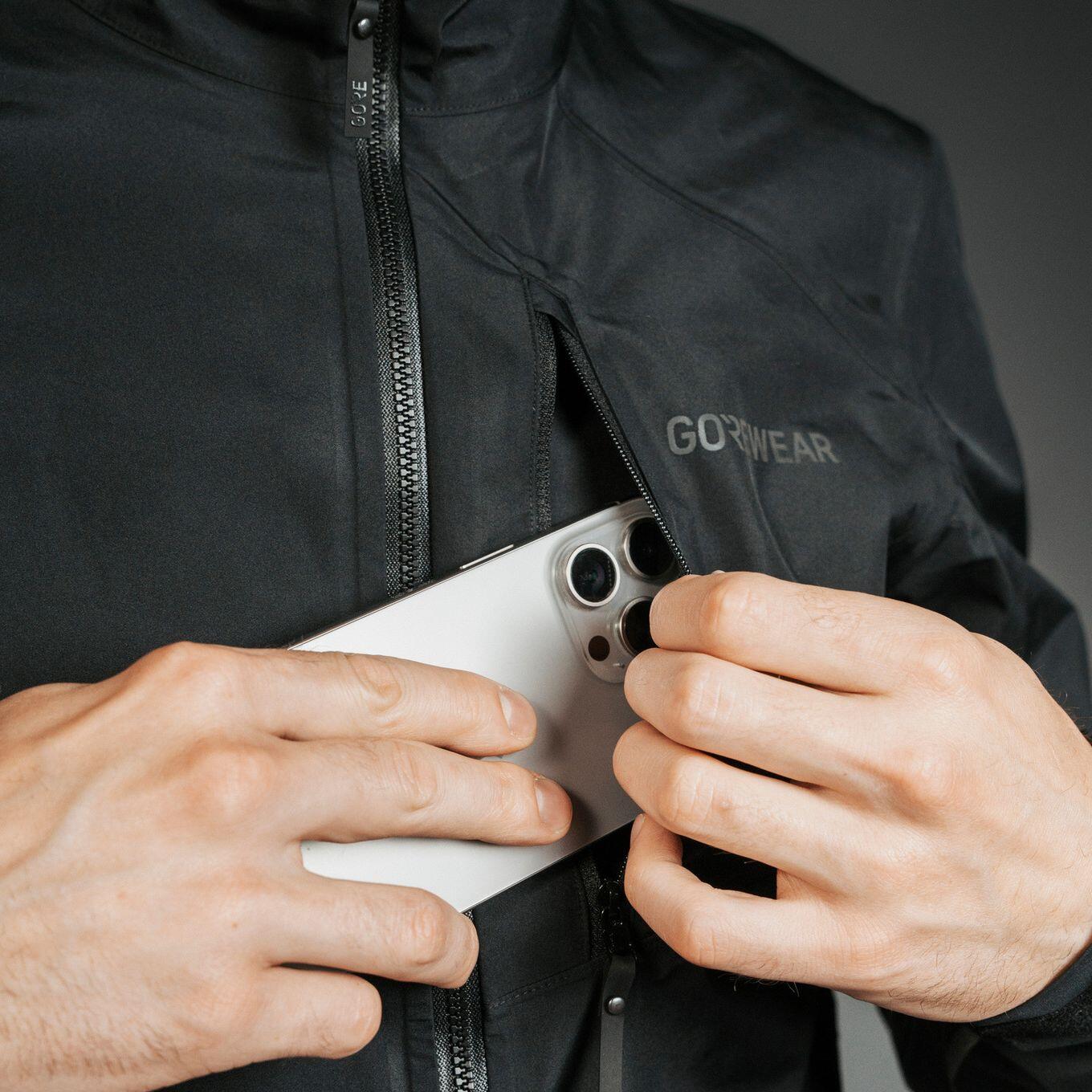 Veste Imperméable Homme Gore Wear Glidewheel Gore-Tex Noir 4/4