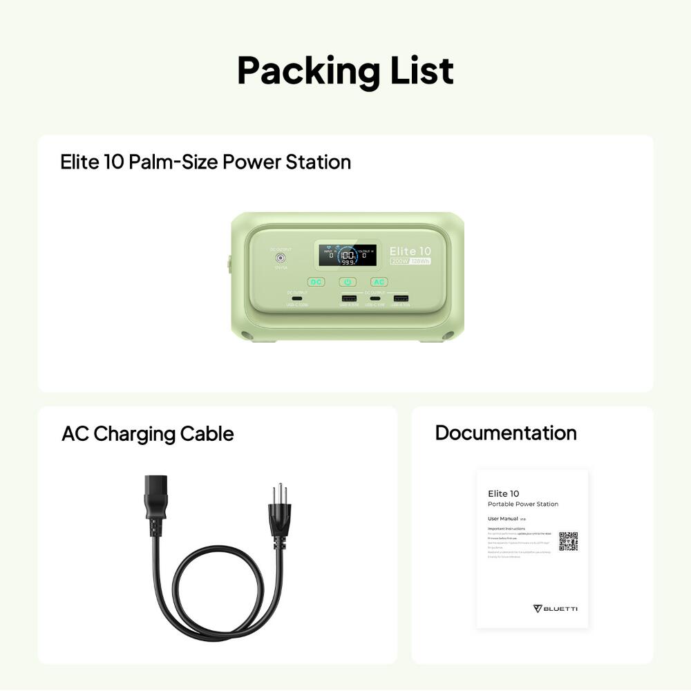 Elite 10+60W station d'énergie portable 128Wh, la randonnée au week-end, camping 2/7