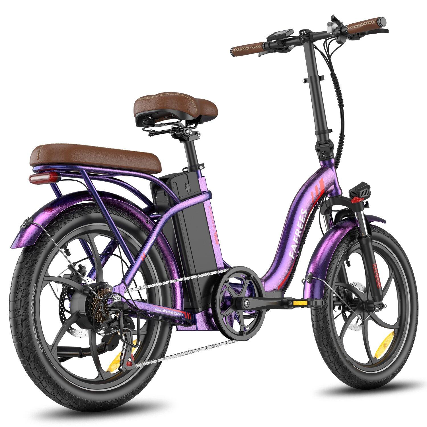Fafrees F20+ Pro Elektrisches Klapprad 250W 36V 25Ah Akku 20 Zoll Reifen 3/7