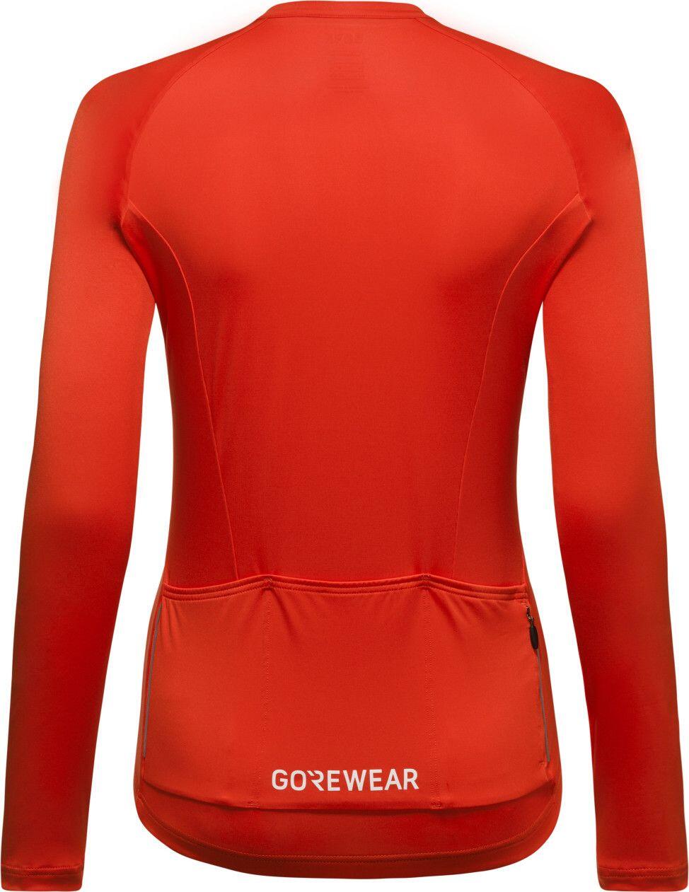 Maillot de manga larga Gore Wear Spinshift Naranja para mujer 2/3