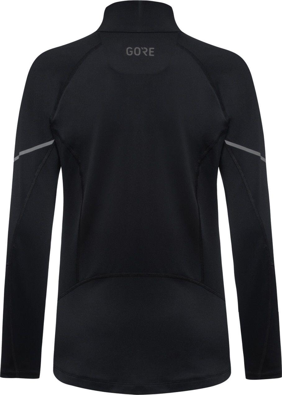 Maillot de manga larga para mujer Gore Wear M Mid Zip Negro 2/3