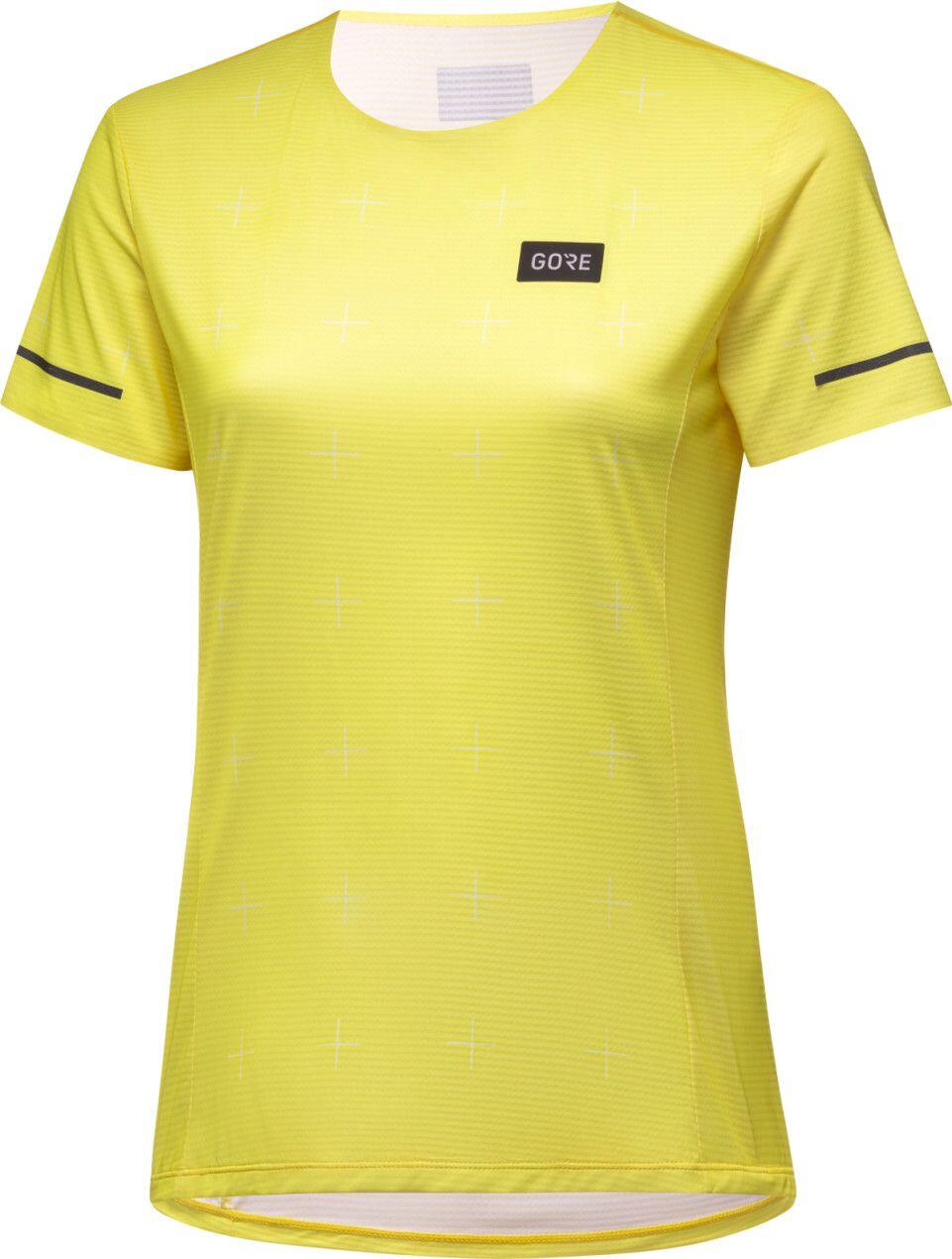 Camiseta de manga corta Gore Wear Context Daily para mujer Amarillo fluorescente 3/3