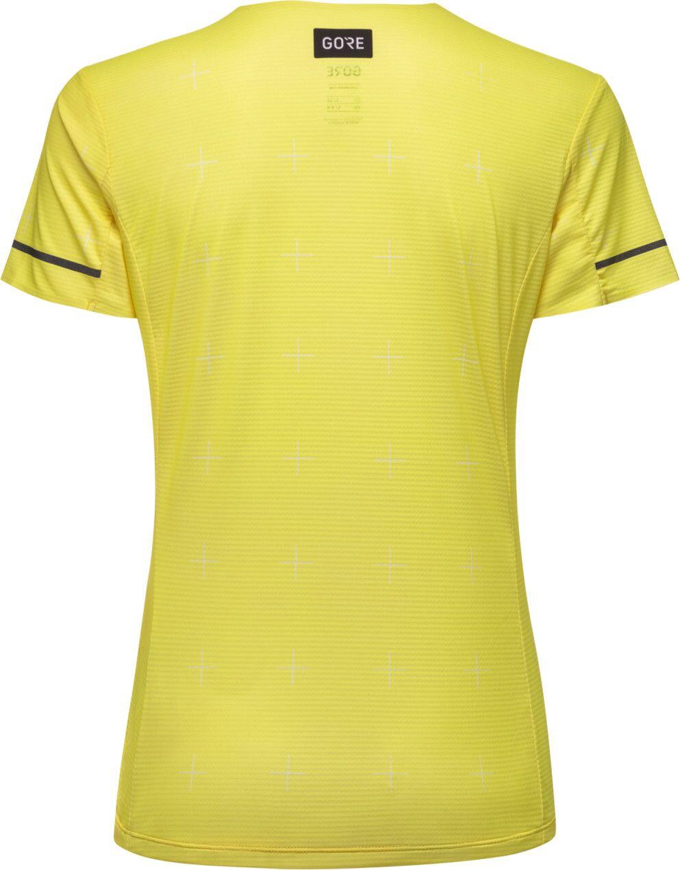 Camiseta de manga corta Gore Wear Context Daily para mujer Amarillo fluorescente 2/3