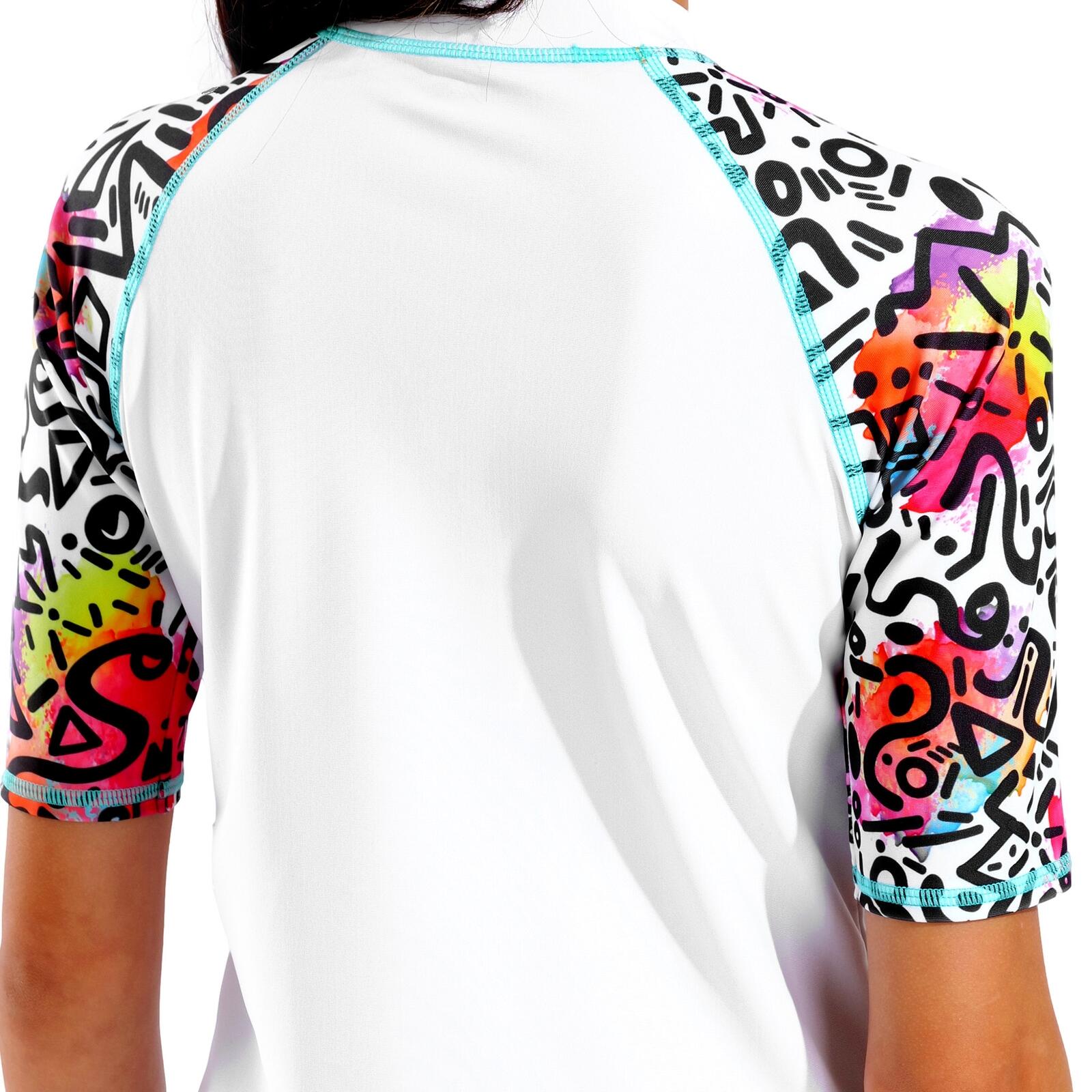 UV-Shirt bequem leicht schnelltrocknend Unisex - Rash Vest S/S Allover 5/6