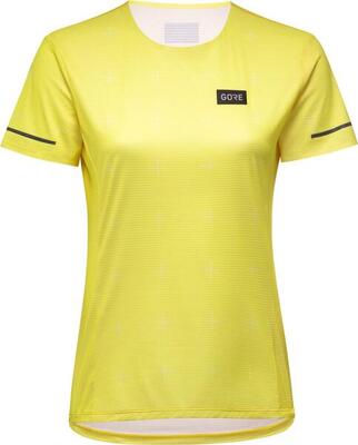 Gore wear context daily women's short sleeve jersey fluorescent yellow