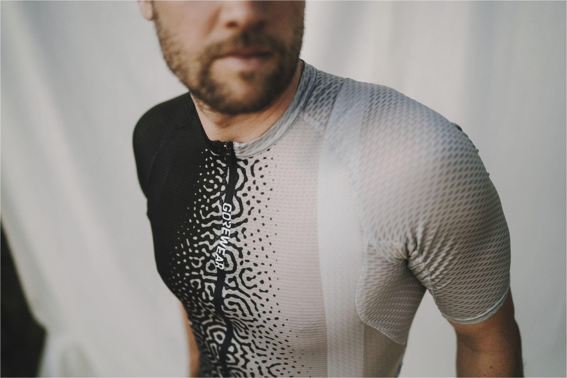 Maillot de manga corta Gore Wear Spinshift Breathe Gris/Negro 6/6