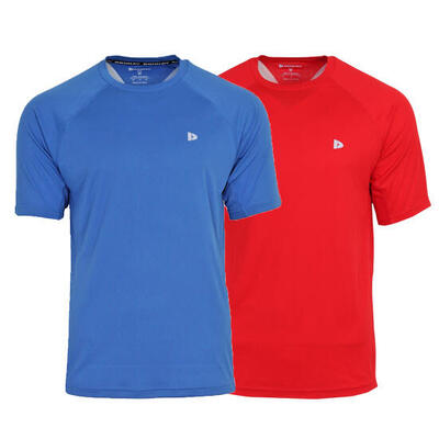 2-pack donnay heren multisport t-shirt andre