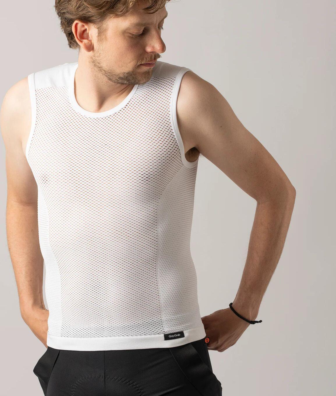 Baselayer Sans Manches GribGrab ThermaCore 3-season Blanc 5/5