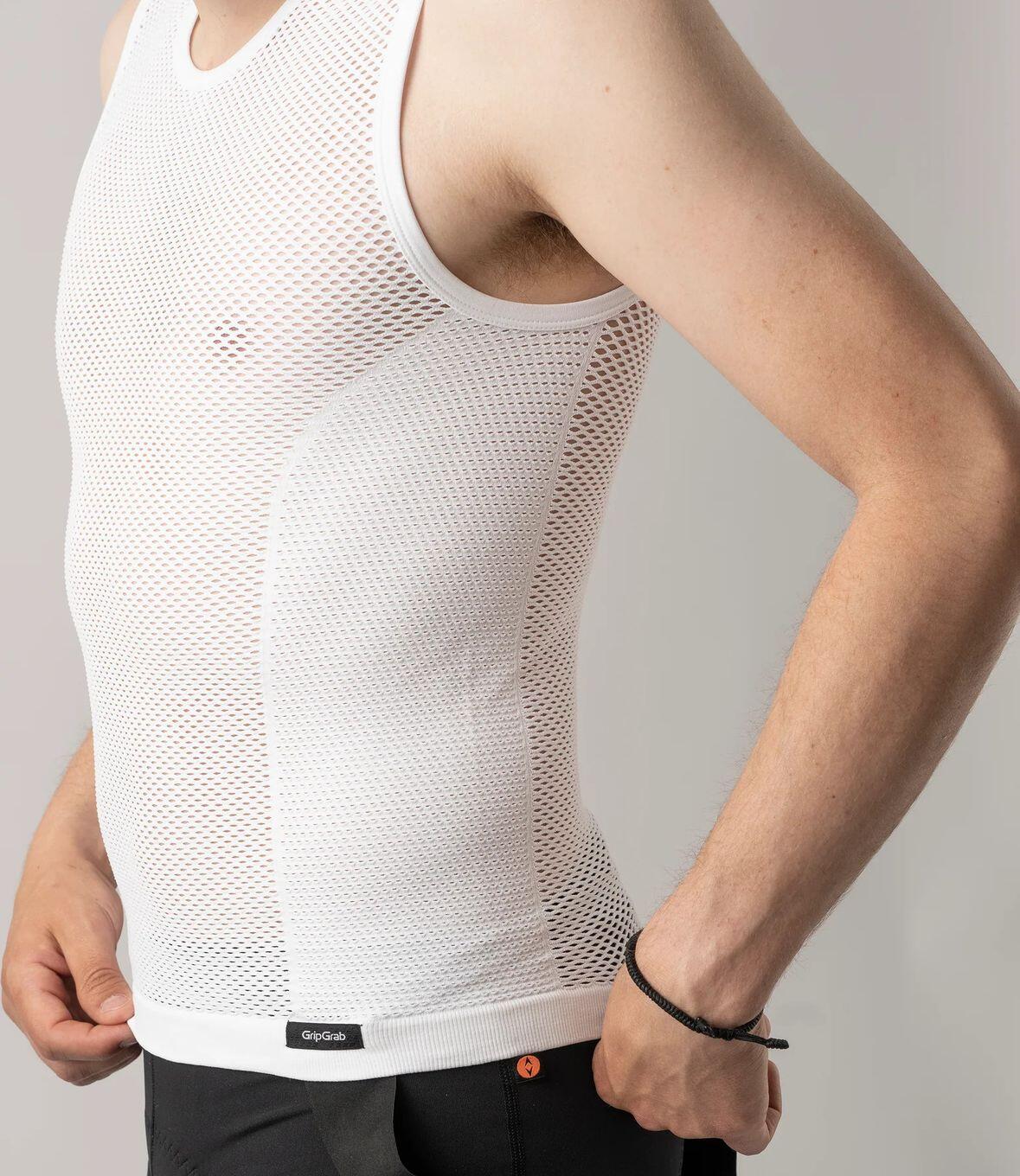 Baselayer Sans Manches GribGrab ThermaCore 3-season Blanc 4/5