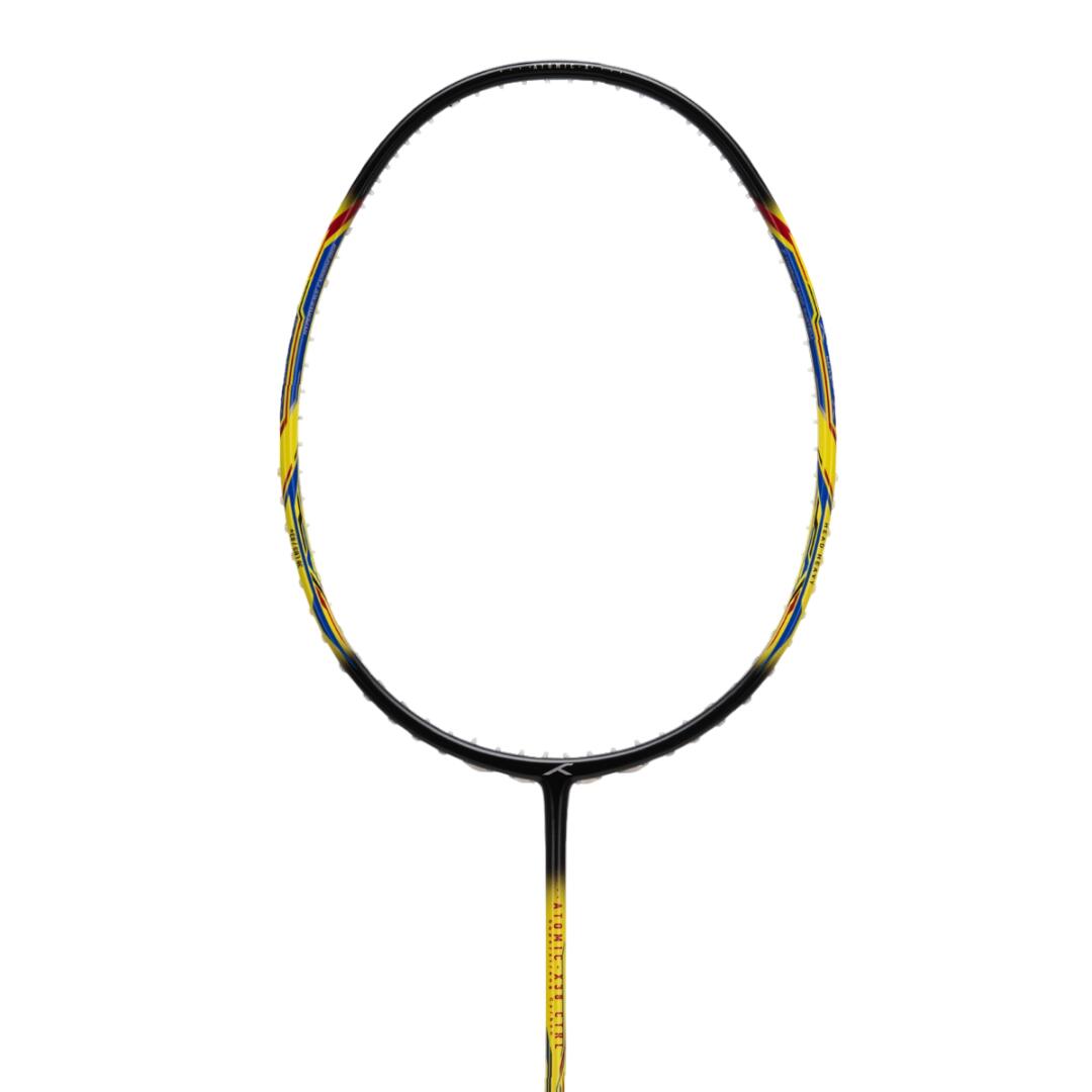 Badmintonschläger - ATOMIC-X 38 CTRL Unbespannt, schwarz/limettengrün 7/7