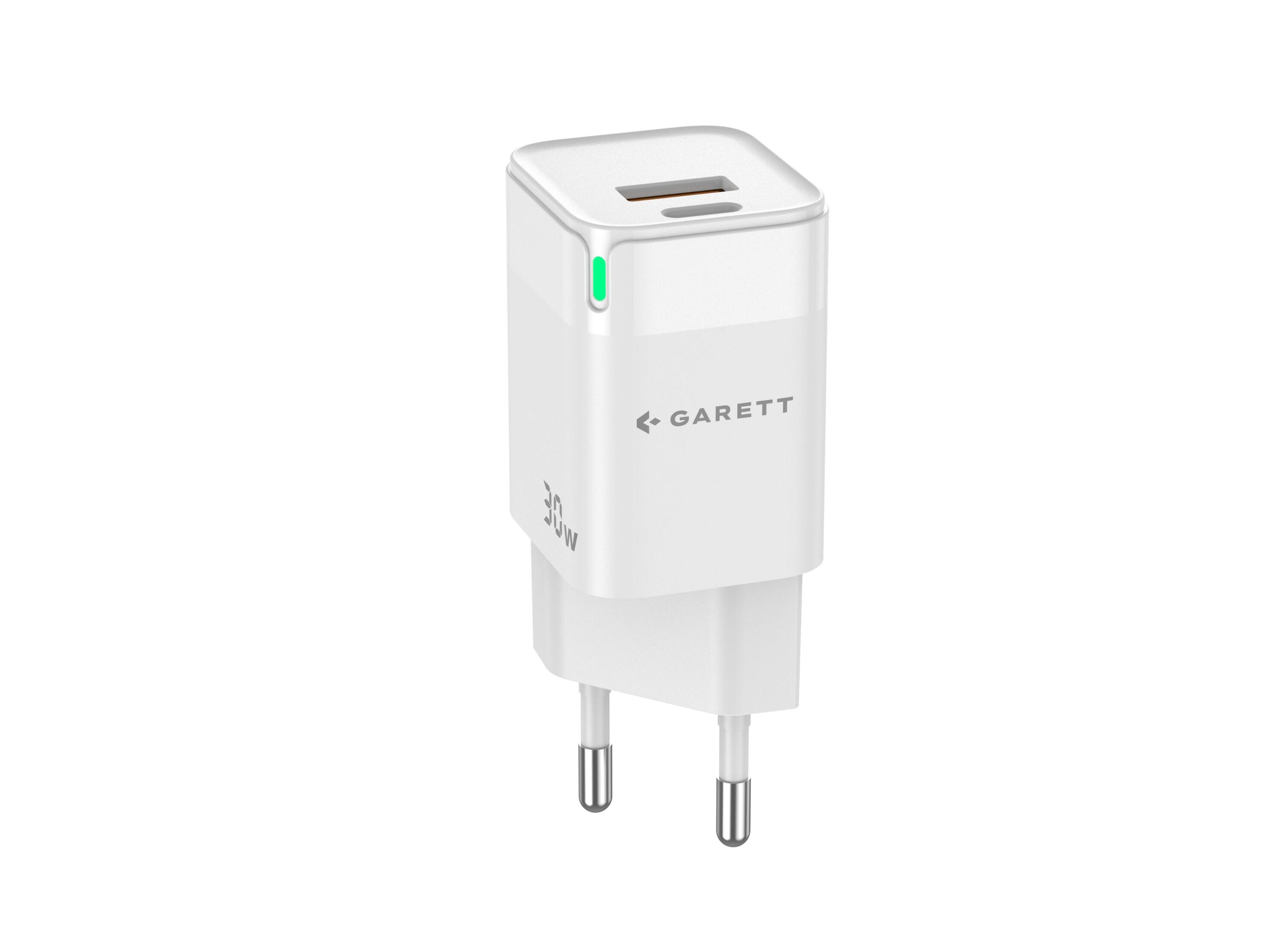 Ładowarka Garett Fast Charge 30W GaN PD QC biała 3/7