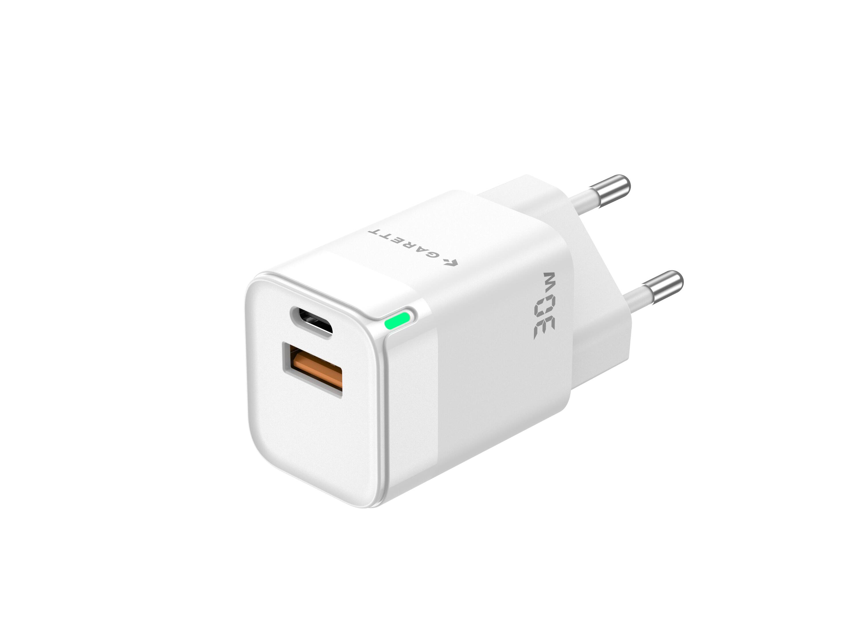 Ładowarka Garett Fast Charge 30W GaN PD QC biała 5/7