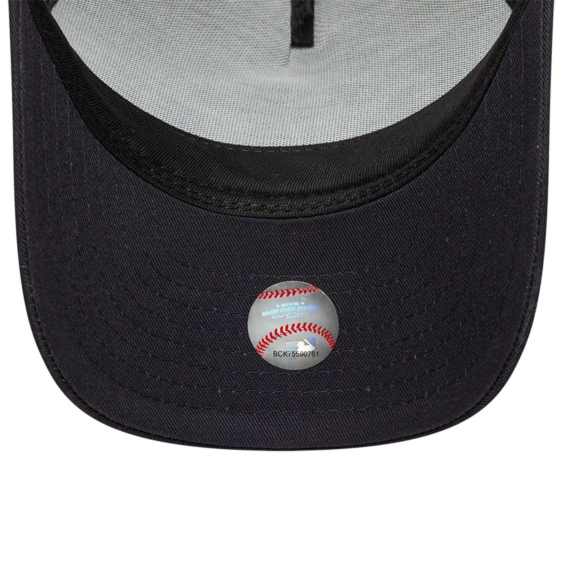 New Era 9FORTY Trucker Cap MLB Los Angeles Dodgers Patch dunkelblau 5/5