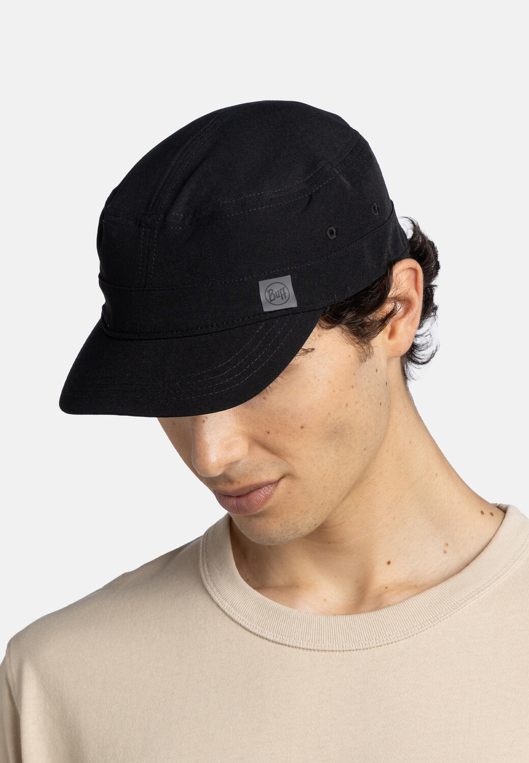 Gorra Military Unisex Buff Negro 6/7