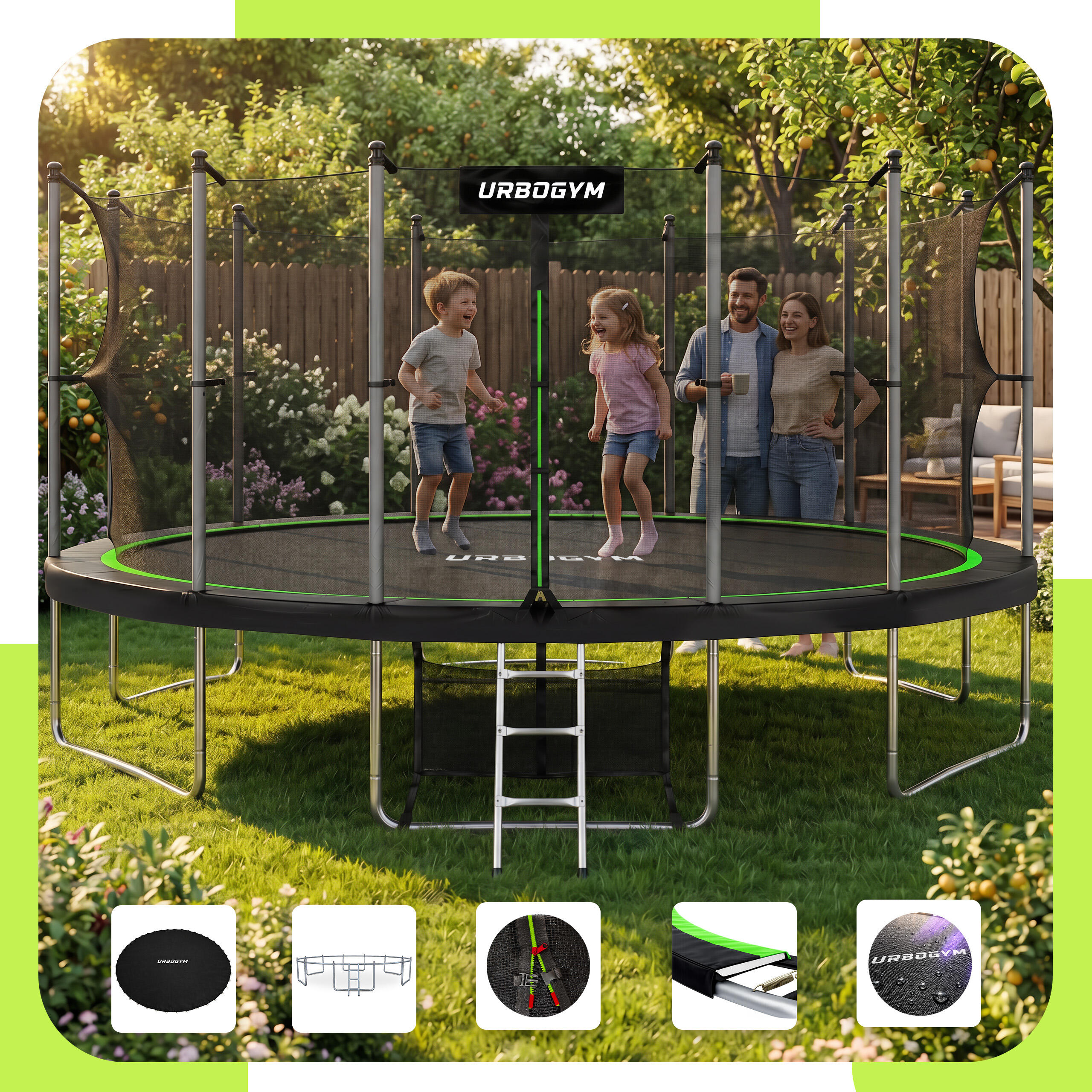Trampolina Ogrodowa Jumper 16FT 2/7