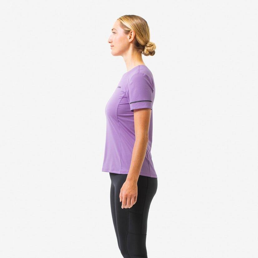 Camiseta de manga corta Gore Wear Contest 2.0 para mujer Morado 4/5