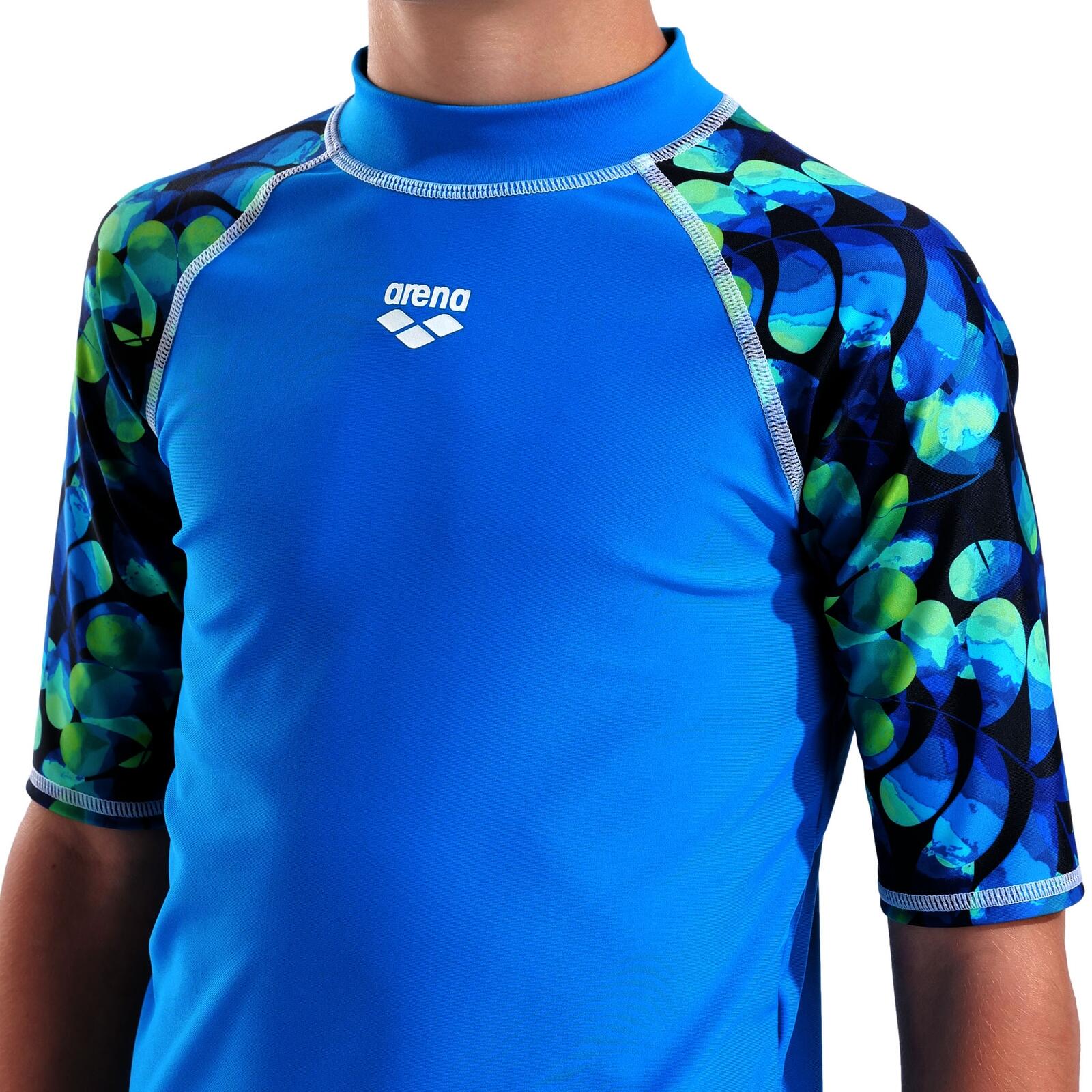 UV-Shirt bequem leicht schnelltrocknend Unisex - Rash Vest S/S Allover 4/6