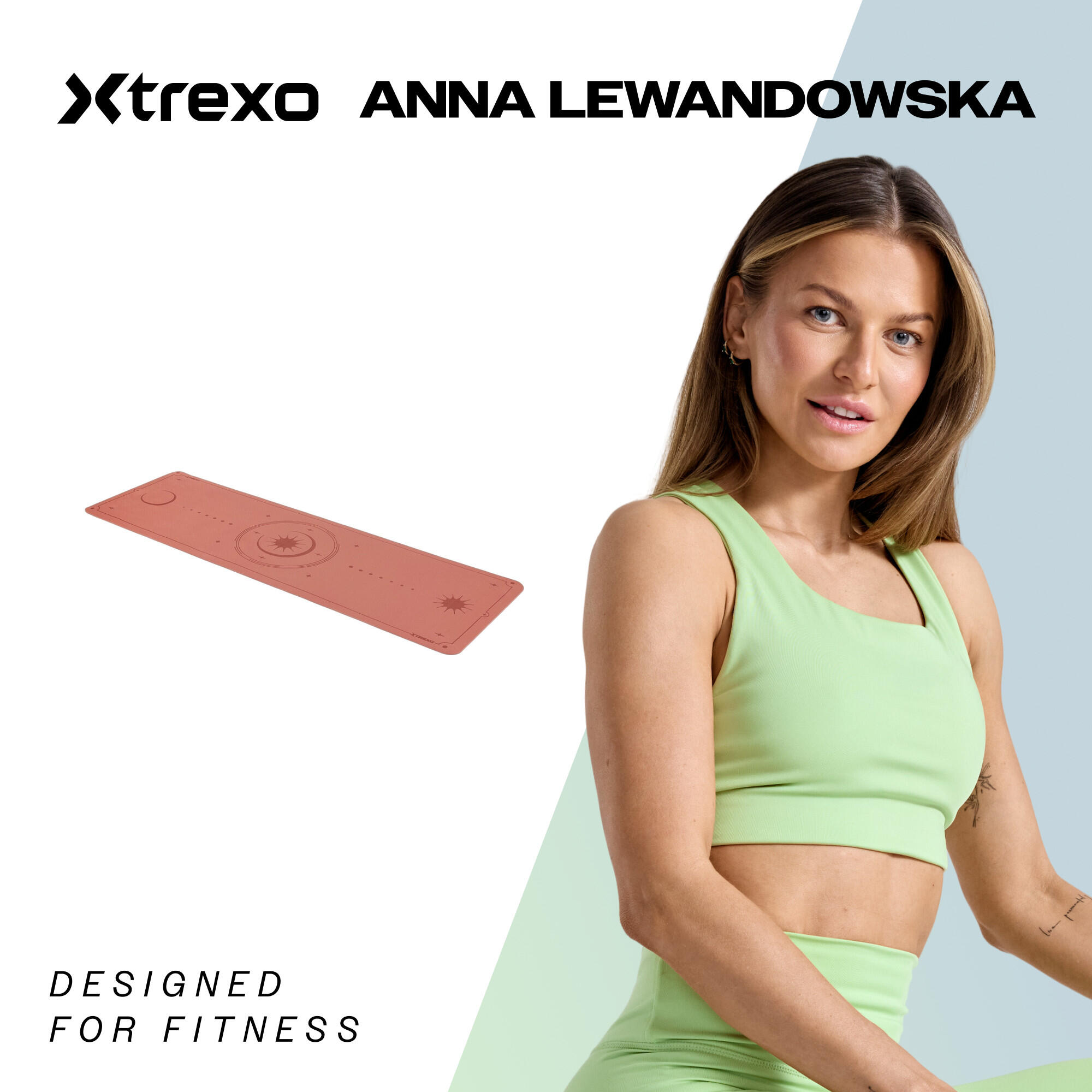 Tapis de yoga XTREXO TXO-B4Z001-RD 2/7