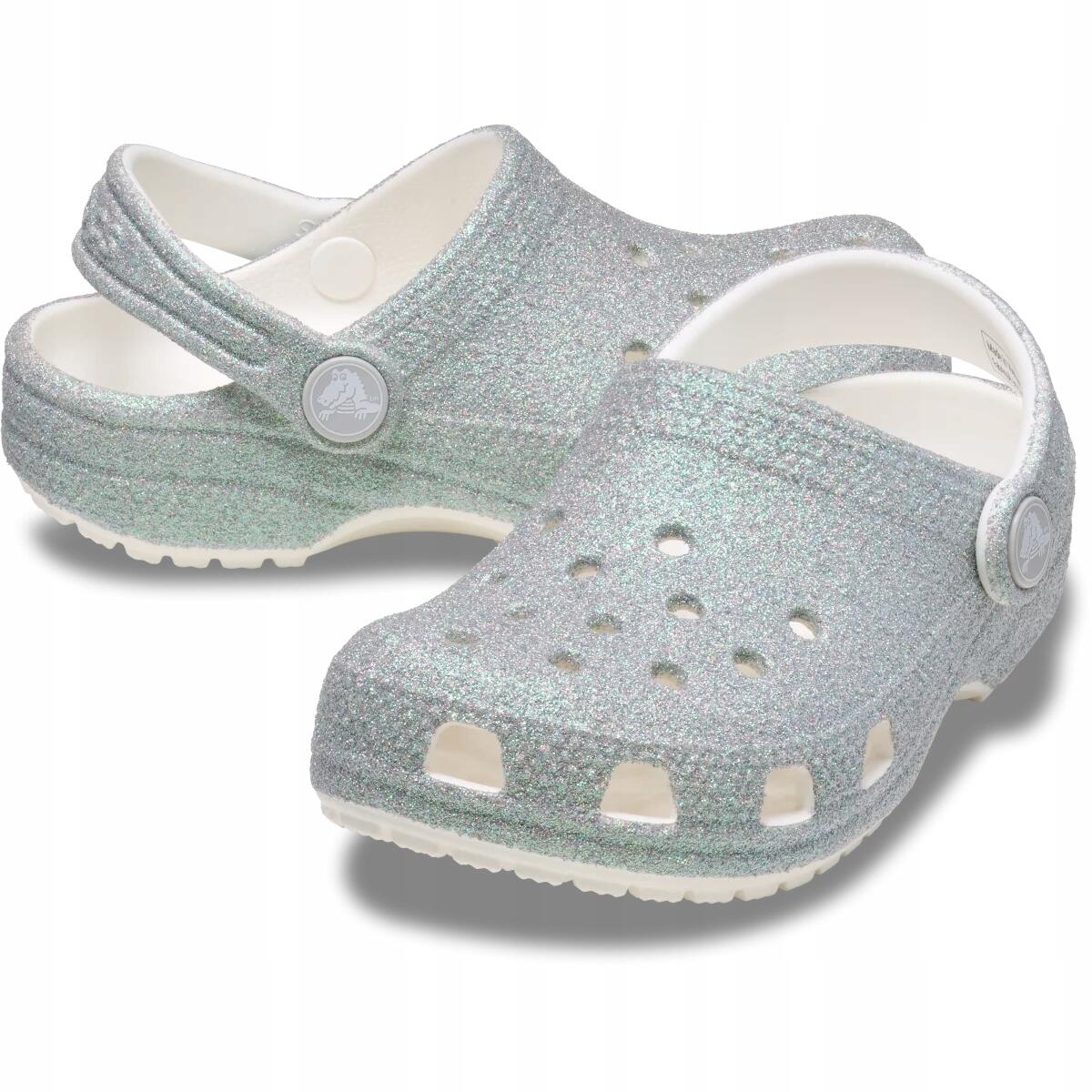 Chodaki Dla Dzieci Crocs Classic Iridescent Glitter Clog 2/6