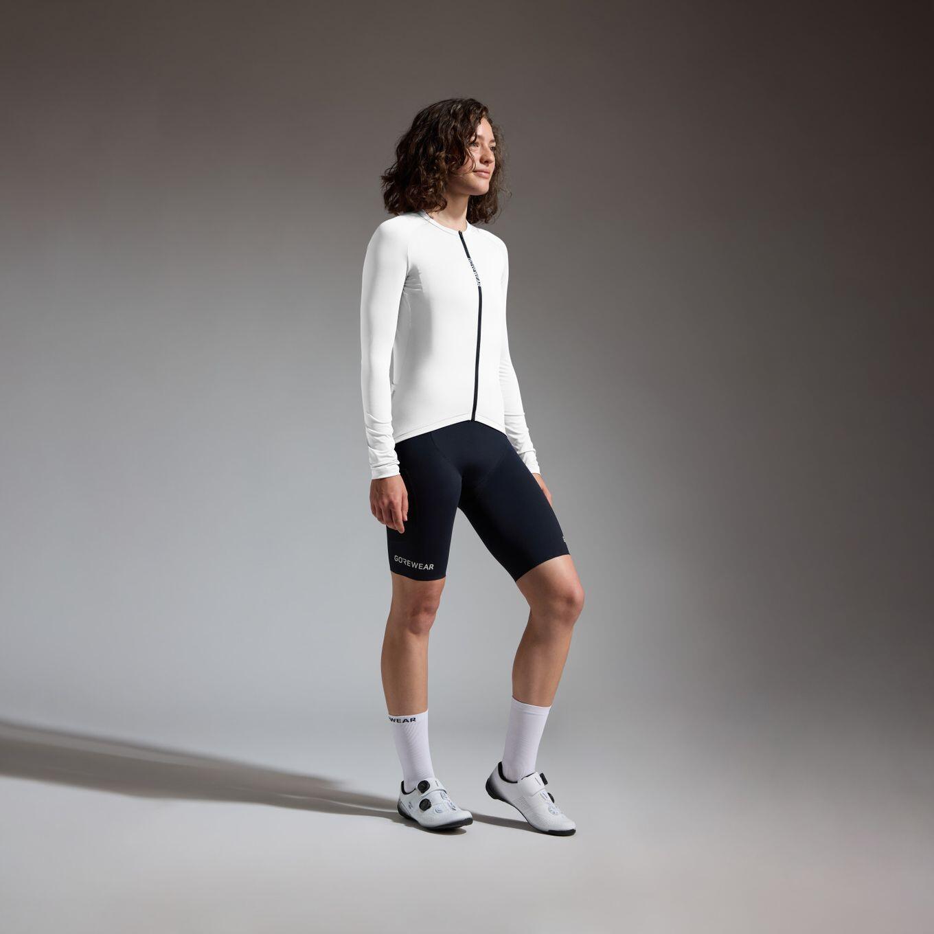 Maillot de manga larga Gore Wear Spinshift blanco para mujer 4/6