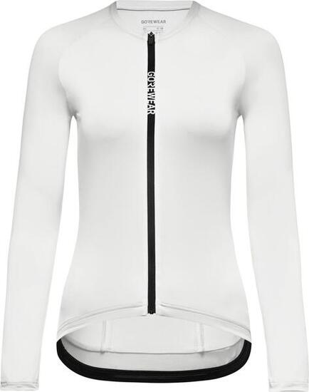 Maglia a maniche lunghe Gore Wear Spinshift bianca da donna