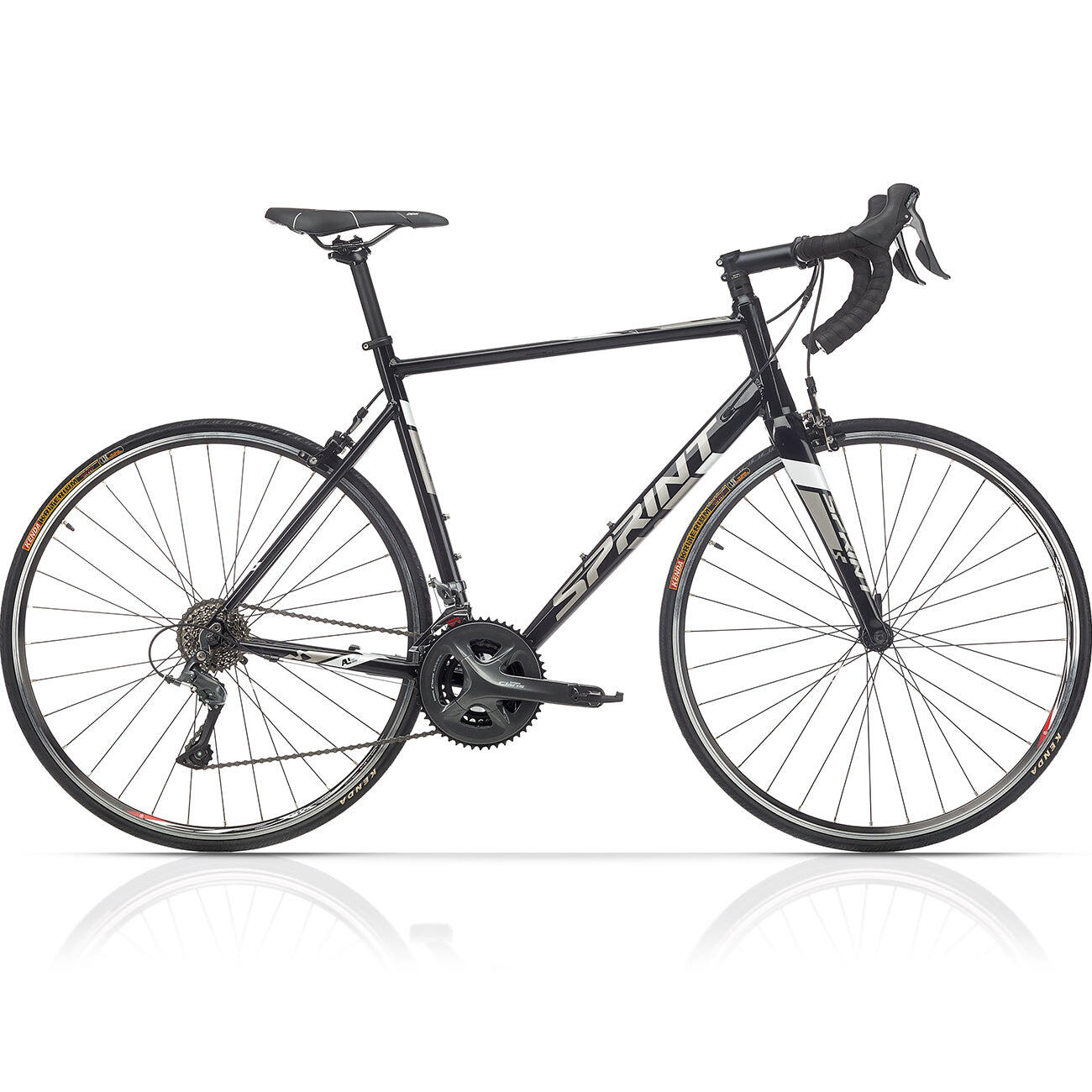 28" Herren Rennrad SPRINT MONZA RACE Fahrrad CARBON GABEL 2 x 8 Gang SHIMANO 1/3