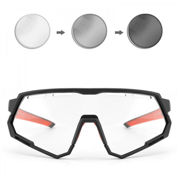 Okulary rowerowe / sportowe 2 wymienne szkła ROCKBROS UV400 14210004001 SP246) 4/7