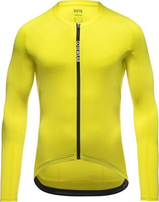 Gore wear spinshift neon yellow long sleeve jersey
