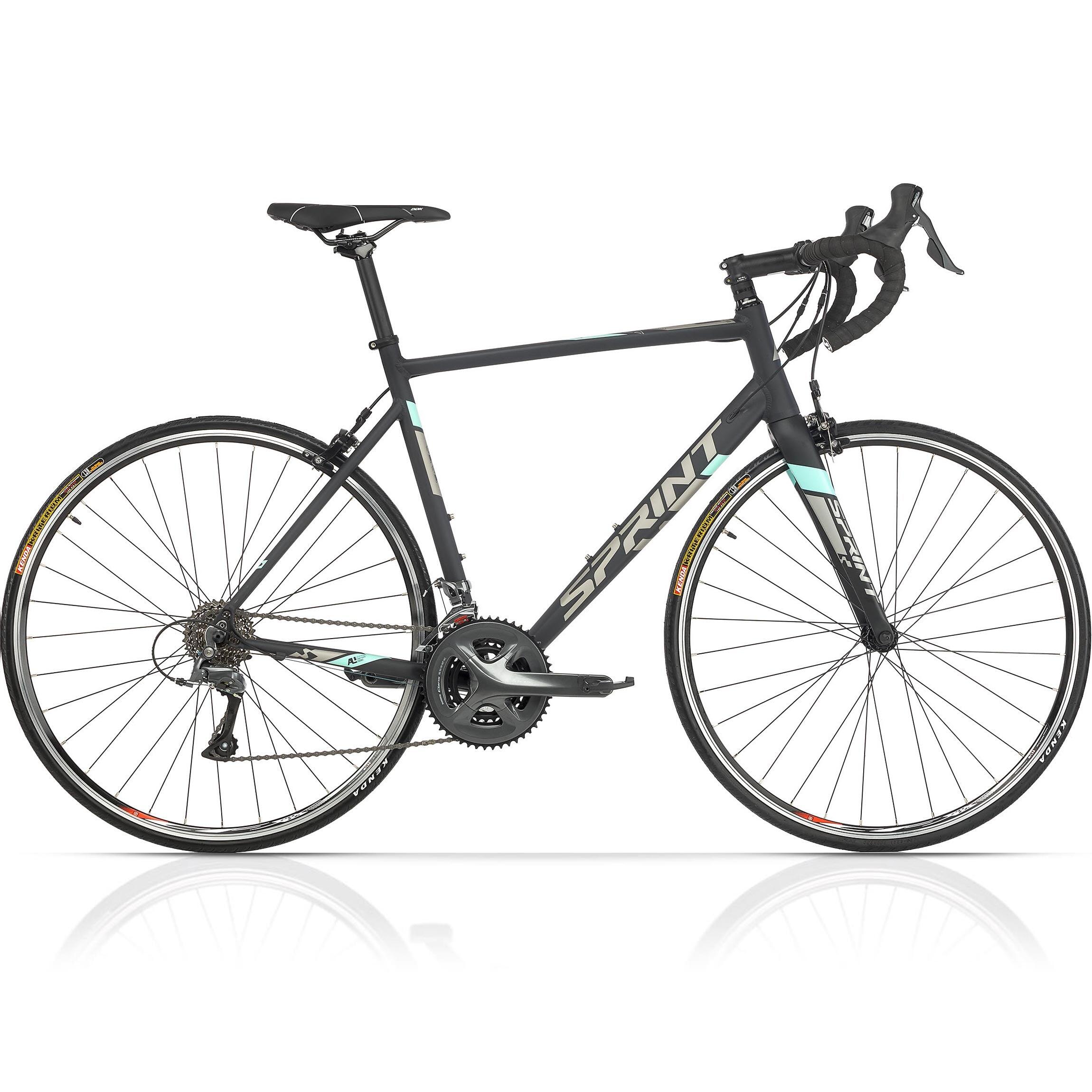 28" Herren Rennrad SPRINT MONZA RACE Fahrrad CARBON GABEL 2 x 8 Gang SHIMANO 1/3