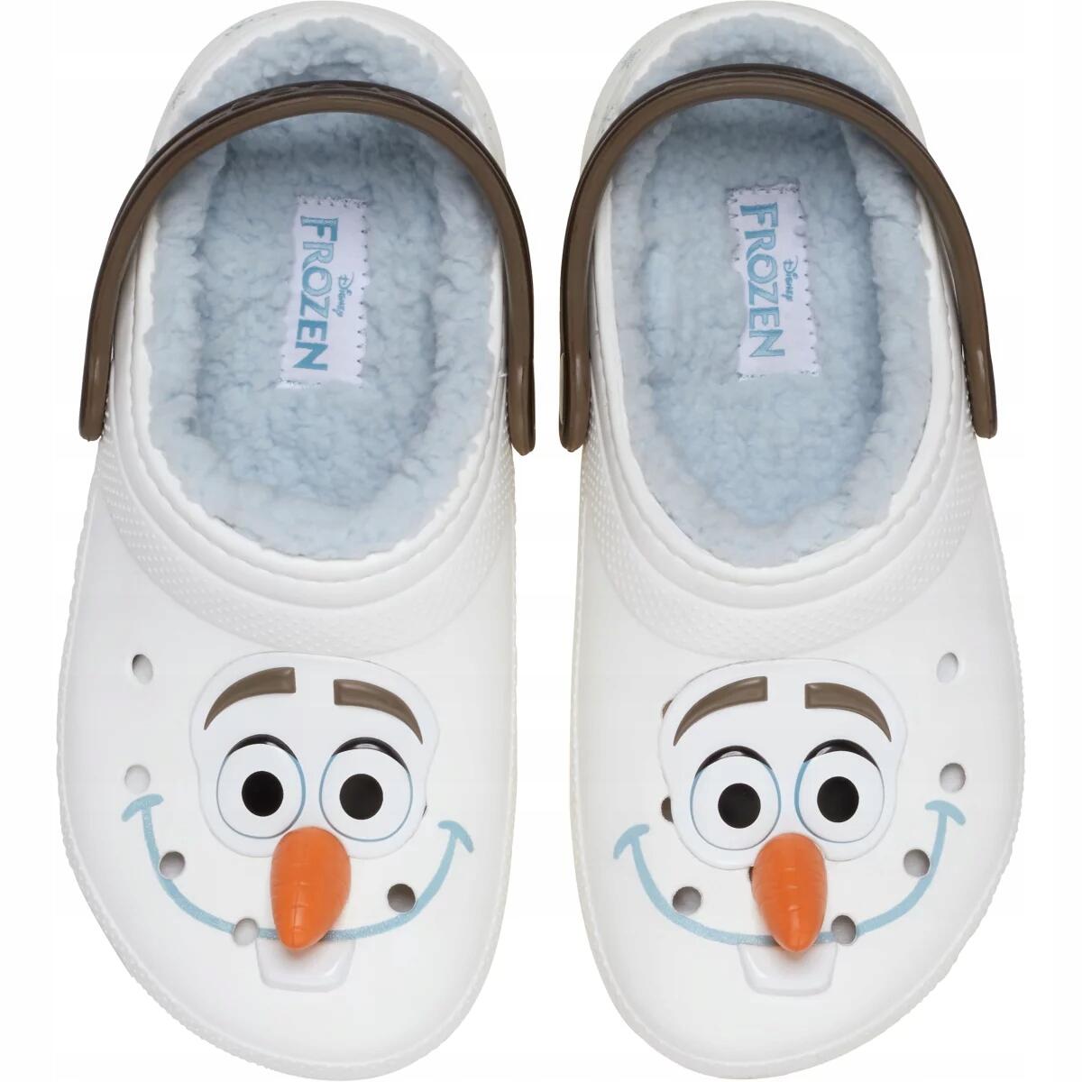 Chodaki Dla Dzieci Crocs Classic Frozen Olaf Lined Clog 6/6