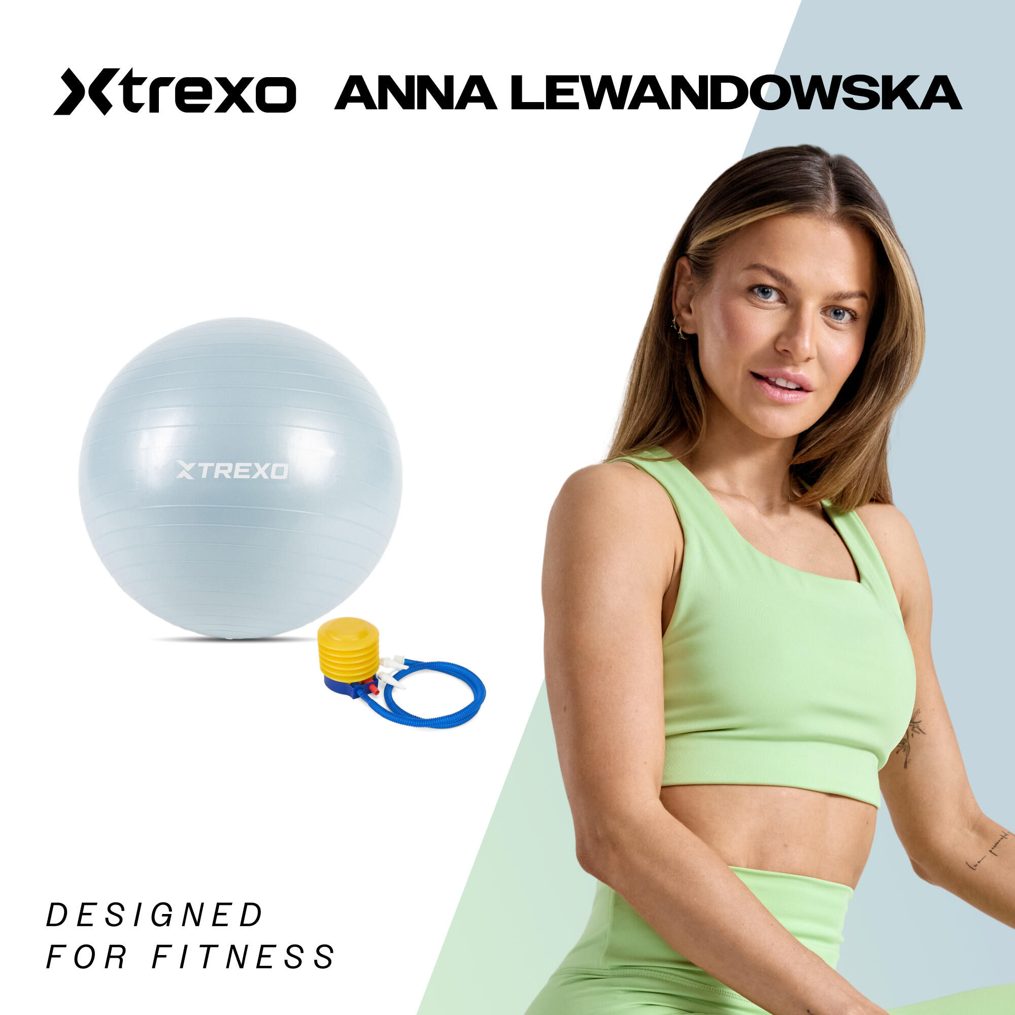 Pelota de gimnasia XTREXO TXO-B4Z008-BL 2/7