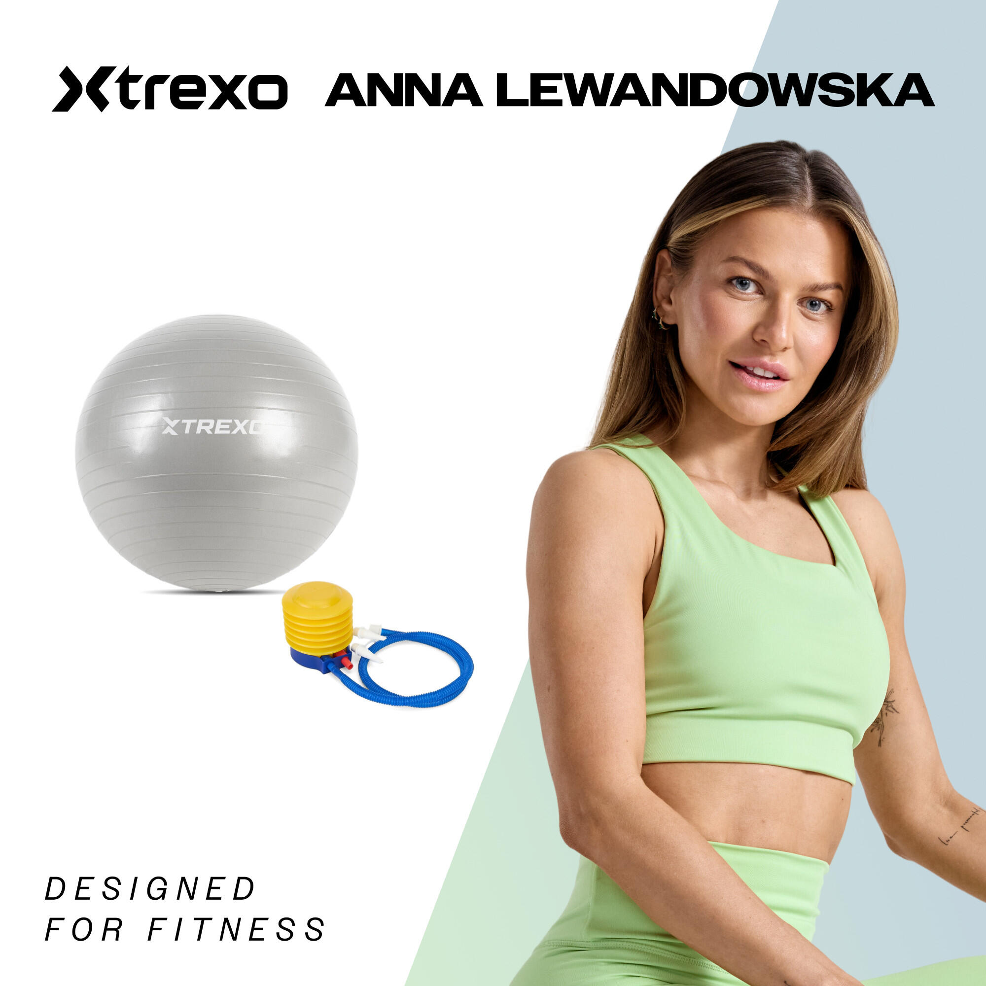Pelota de gimnasia XTREXO TXO-B4Z007-GY 2/7