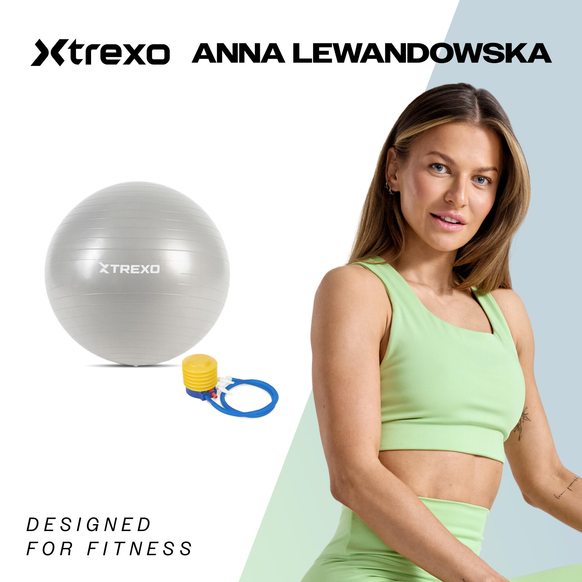 Pelota de gimnasia XTREXO TXO-B4Z008-GY 2/7
