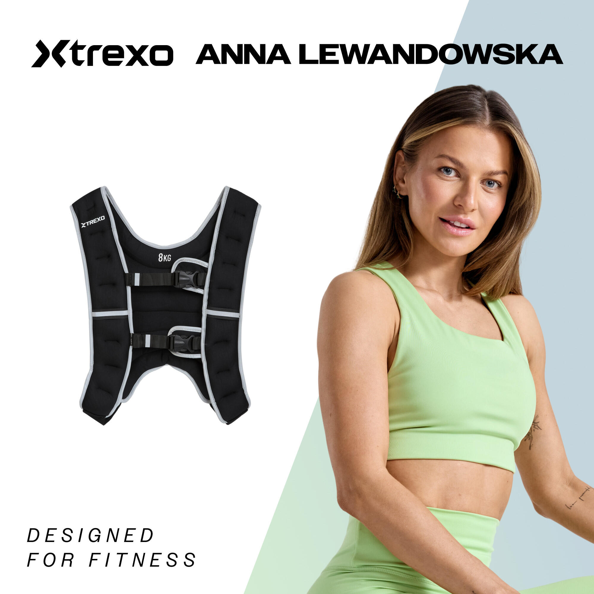 XTREXO verzwaard trainingsvest 2/7