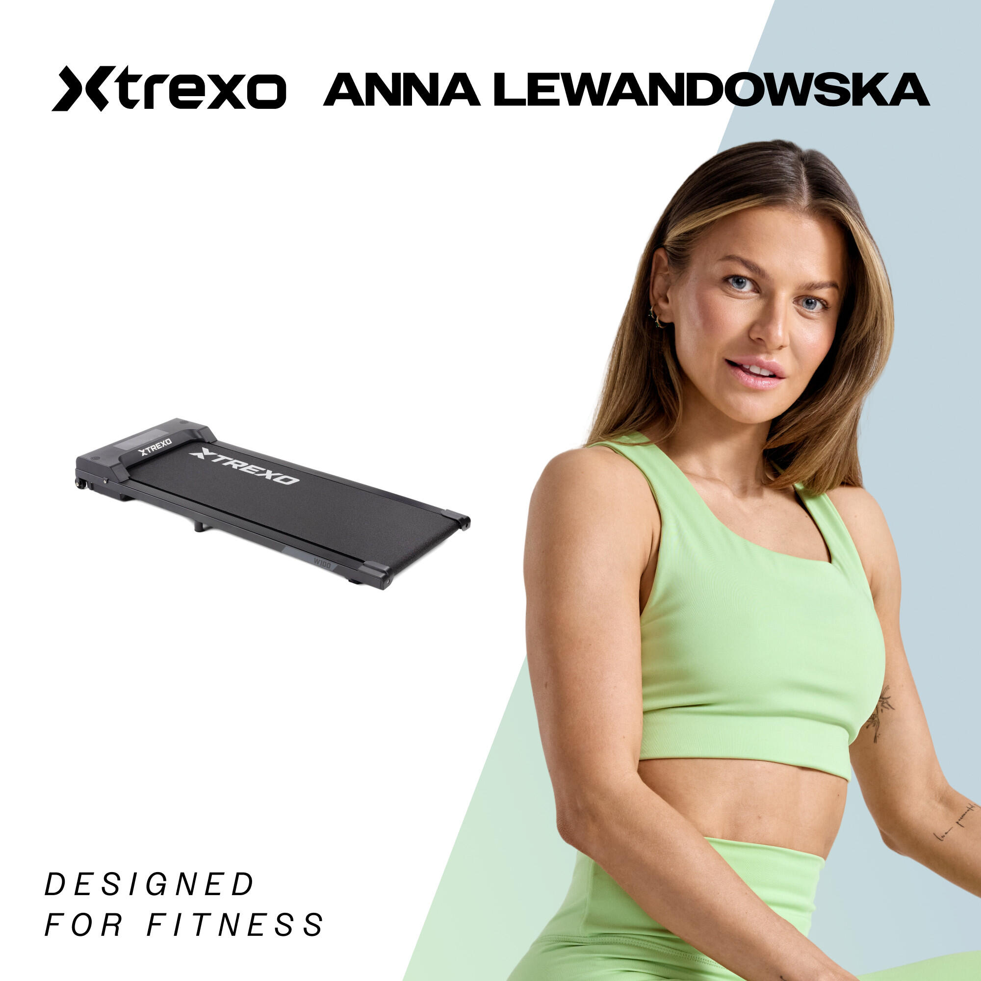 Esteira elétrica XTREXO Walking Pad W100 2/7