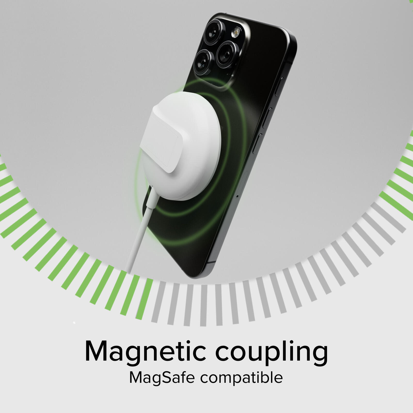 Base de charge sans fil Qi2 compatible MagSafe 15 W et fonction support 4/7