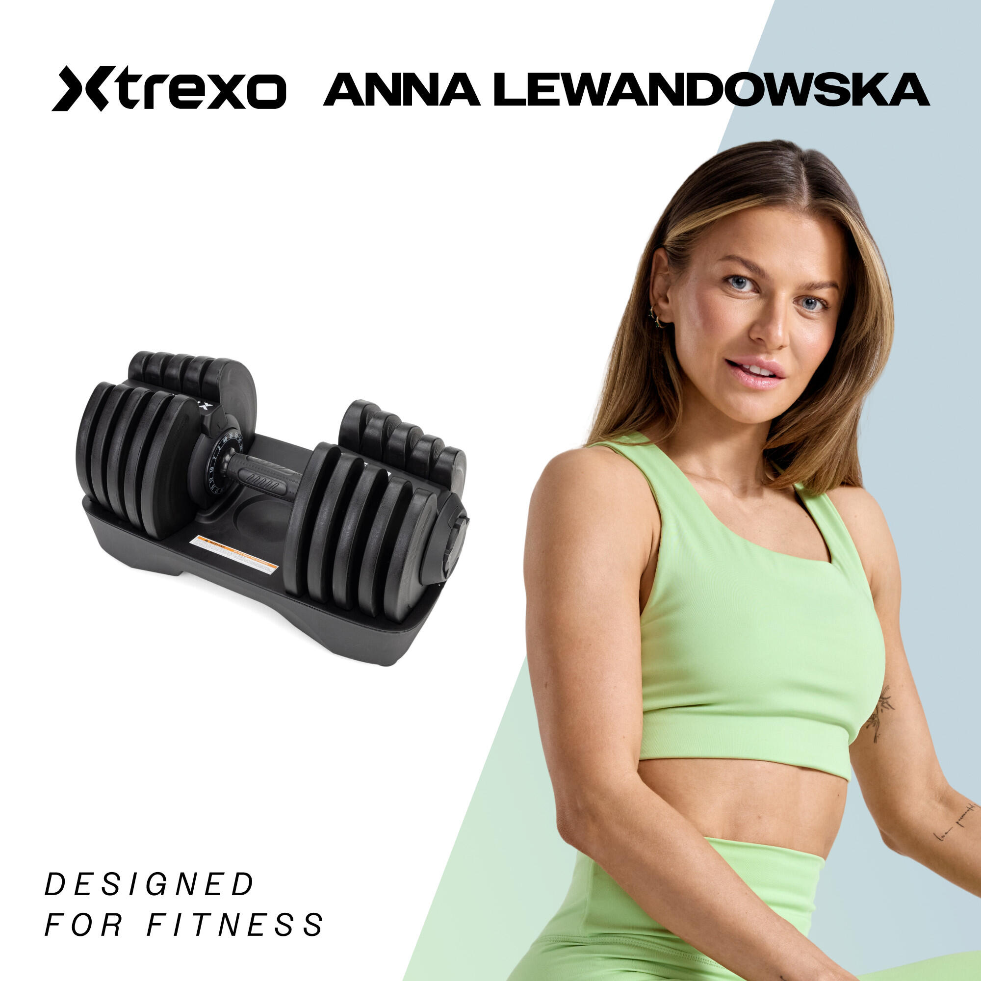 Hantel regulowany XTREXO 40kg czarny TXO-B4W001 2/7