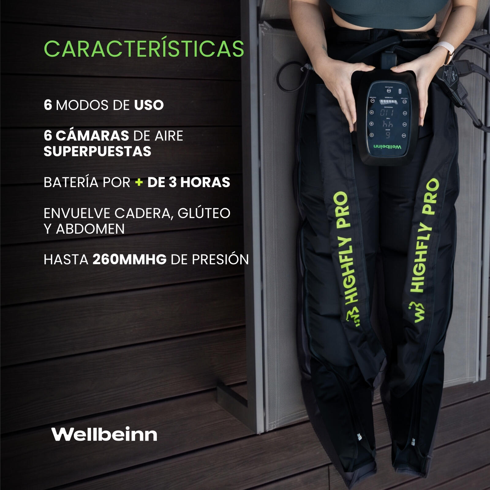 HighFly Pro – Botas de Presoterapia de Alto Rendimiento 2/7