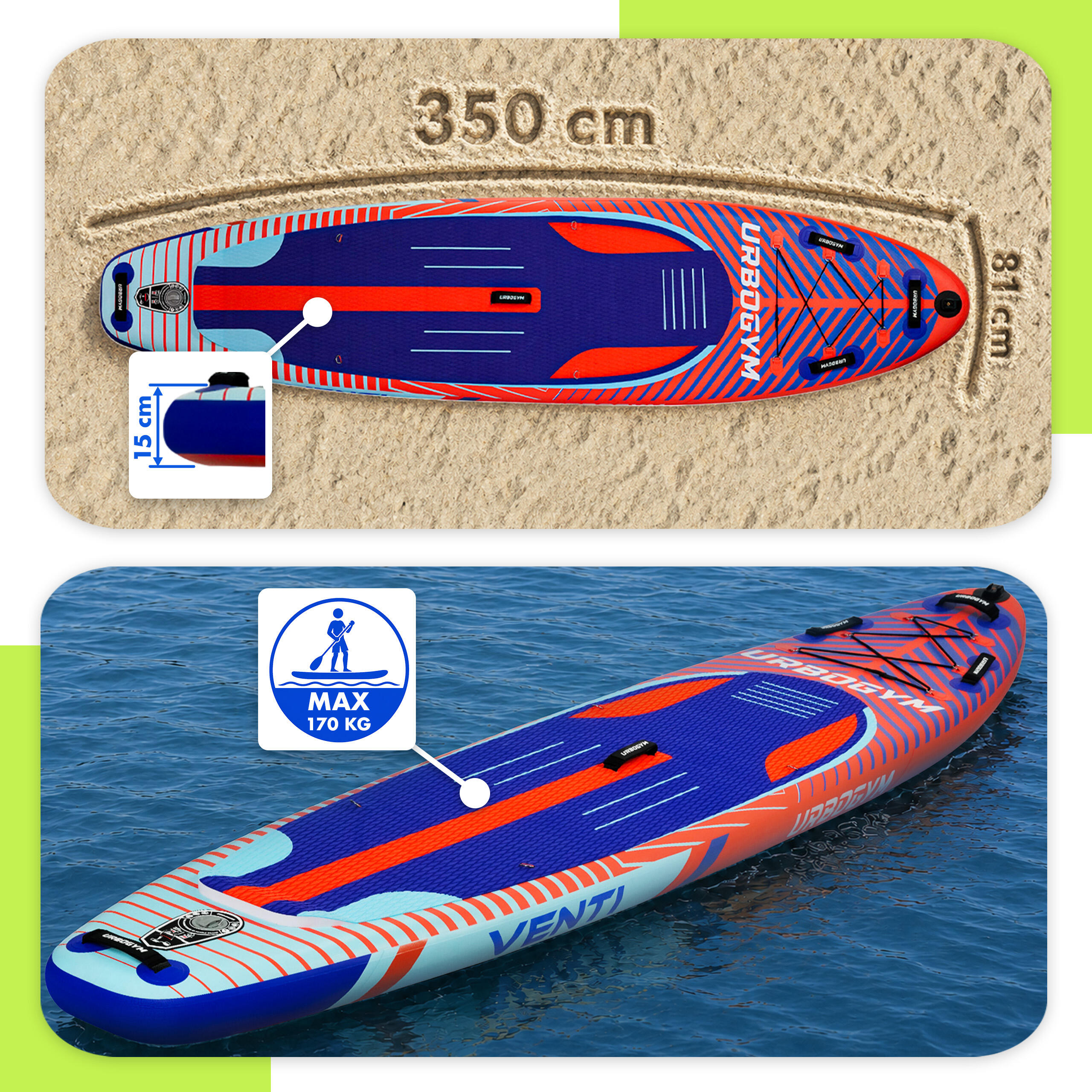 Deska SUP VENTI 350 2/7