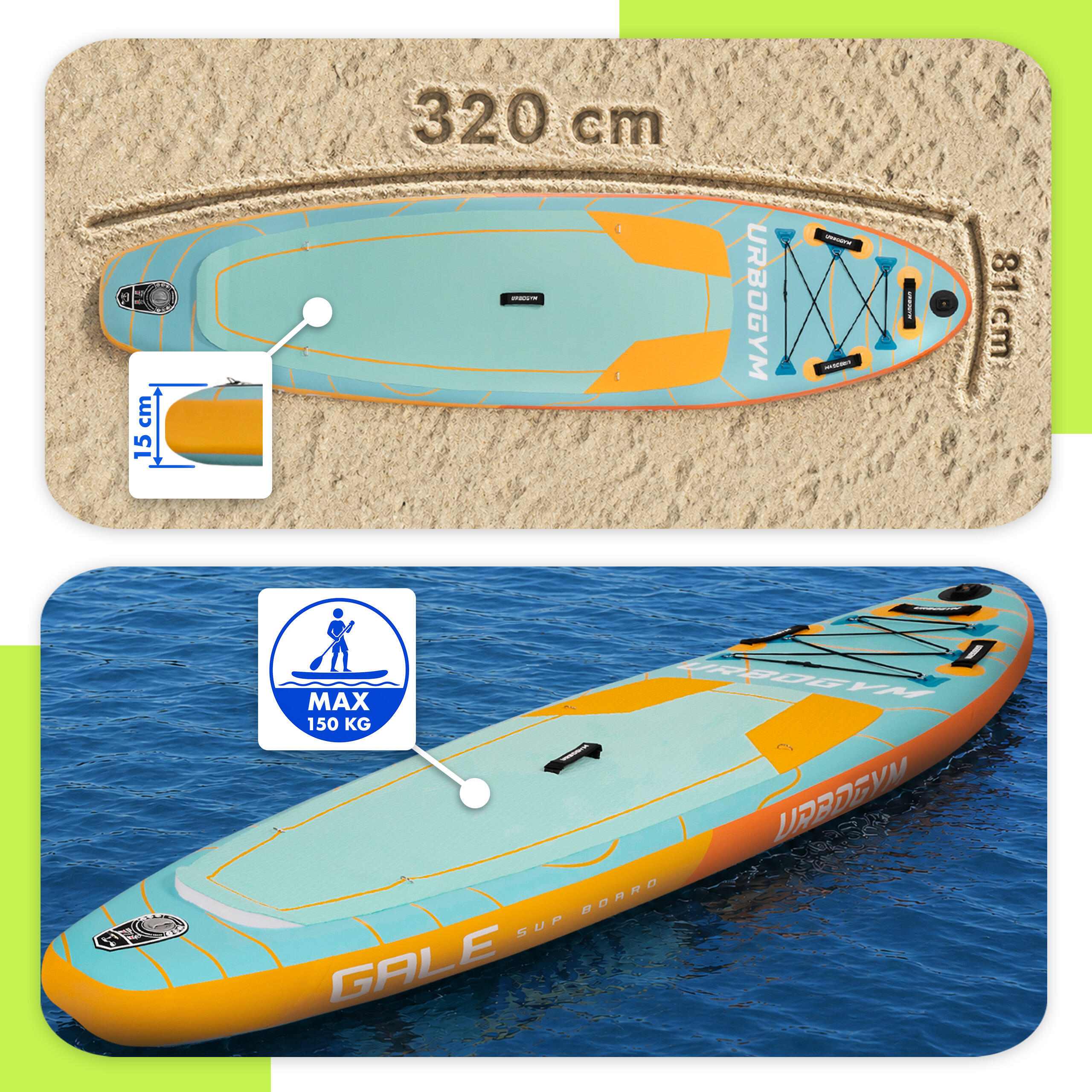 Deska SUP GALE 320 2/7