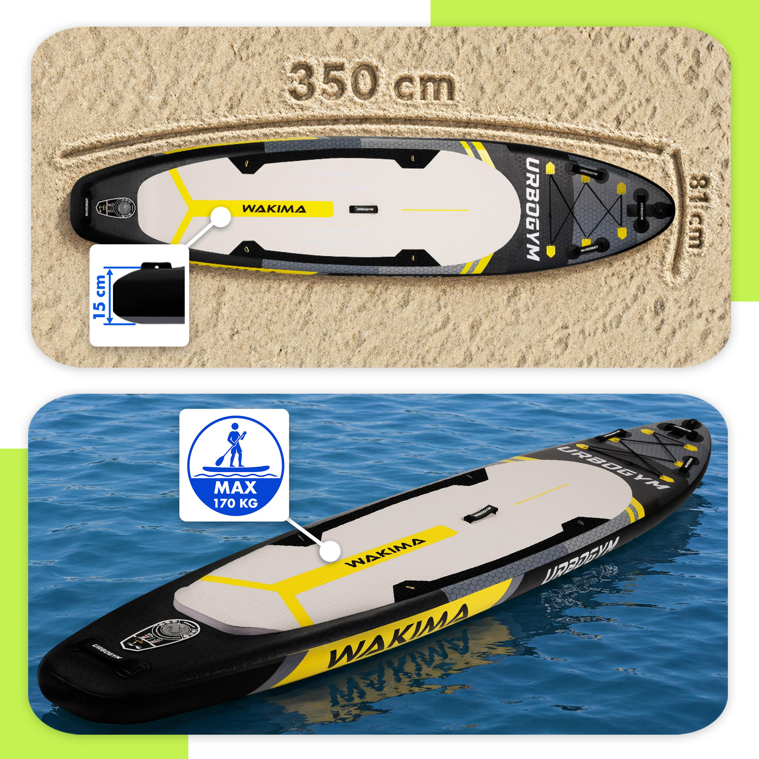 Deska SUP WAKIMA 350 2/7