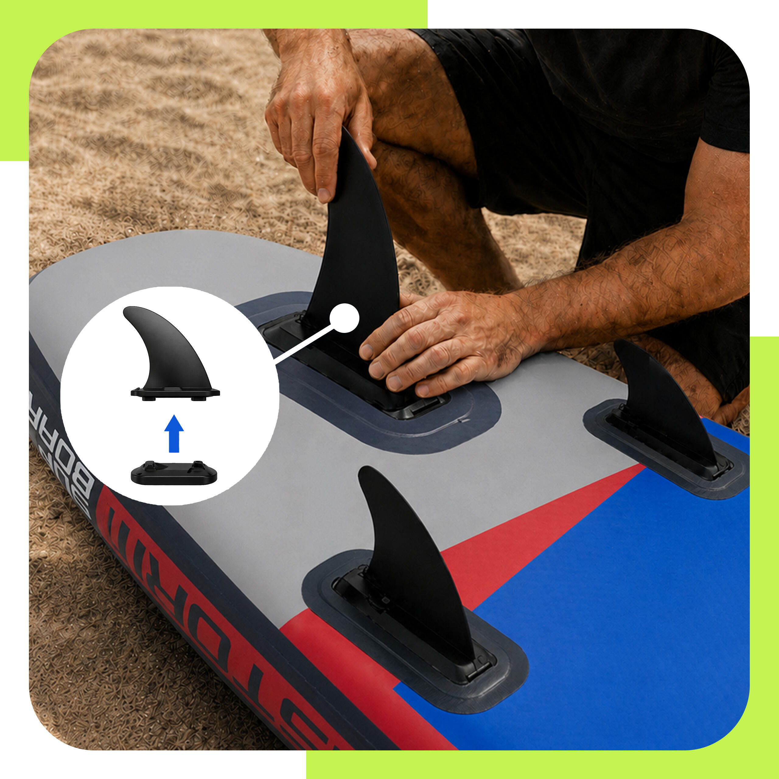 Deska SUP HAILSTORM 320 4/7