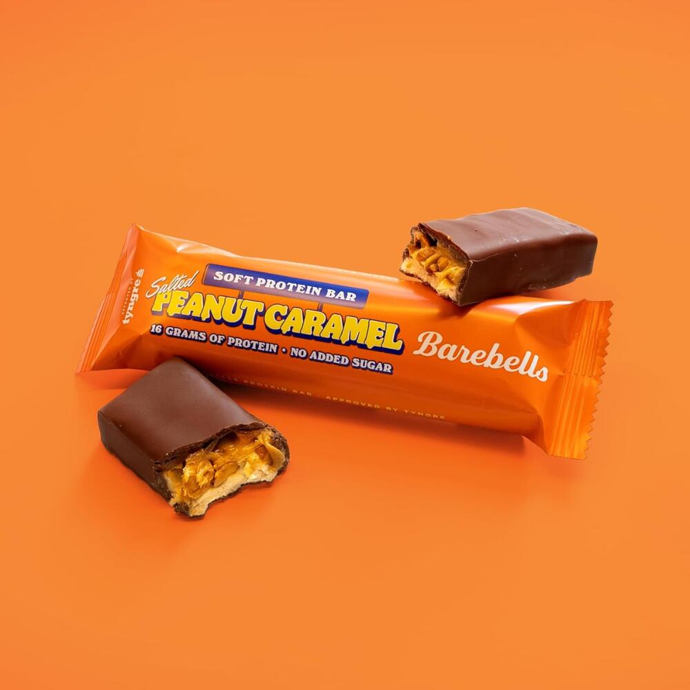 Barrita Proteina Soft Bar Salted Peanut Caramel Barebells 2/4