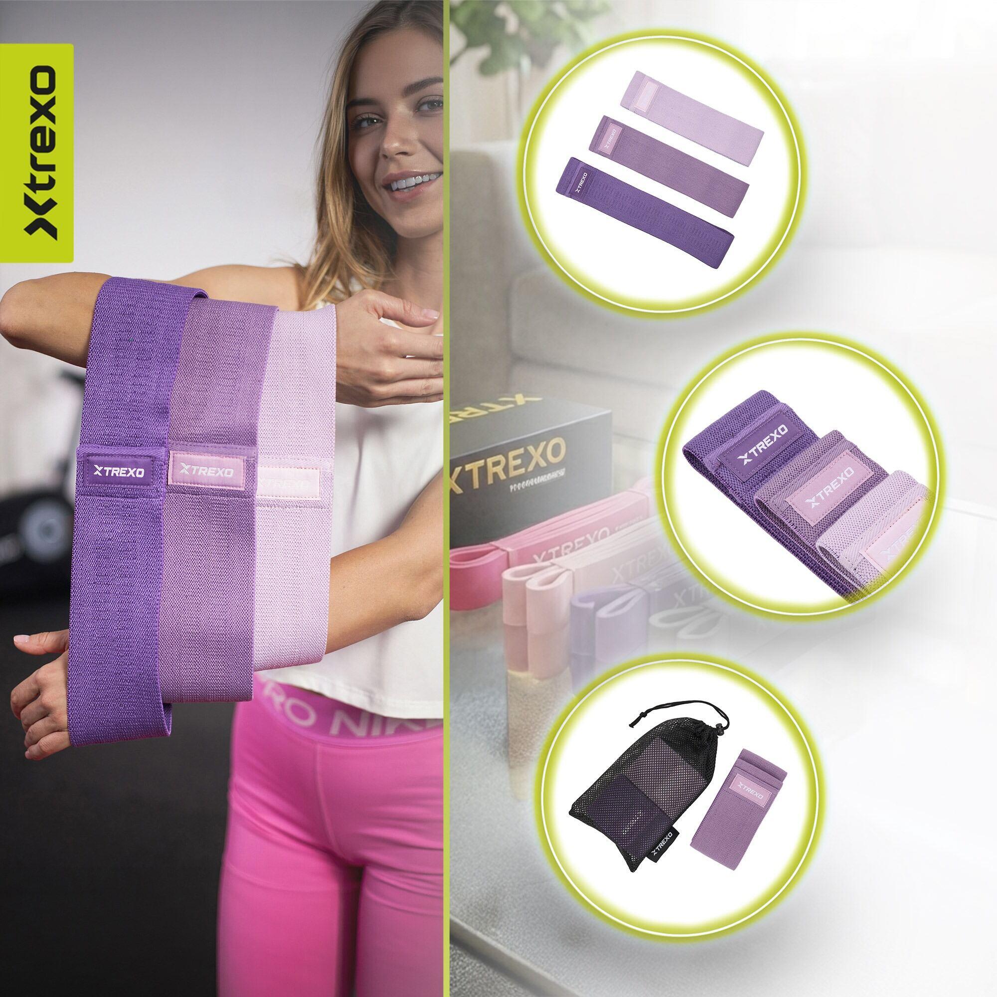 Ensemble de bandes en tissu XTREXO TXO-B4Z054-ALL 3 pièces. 4/7