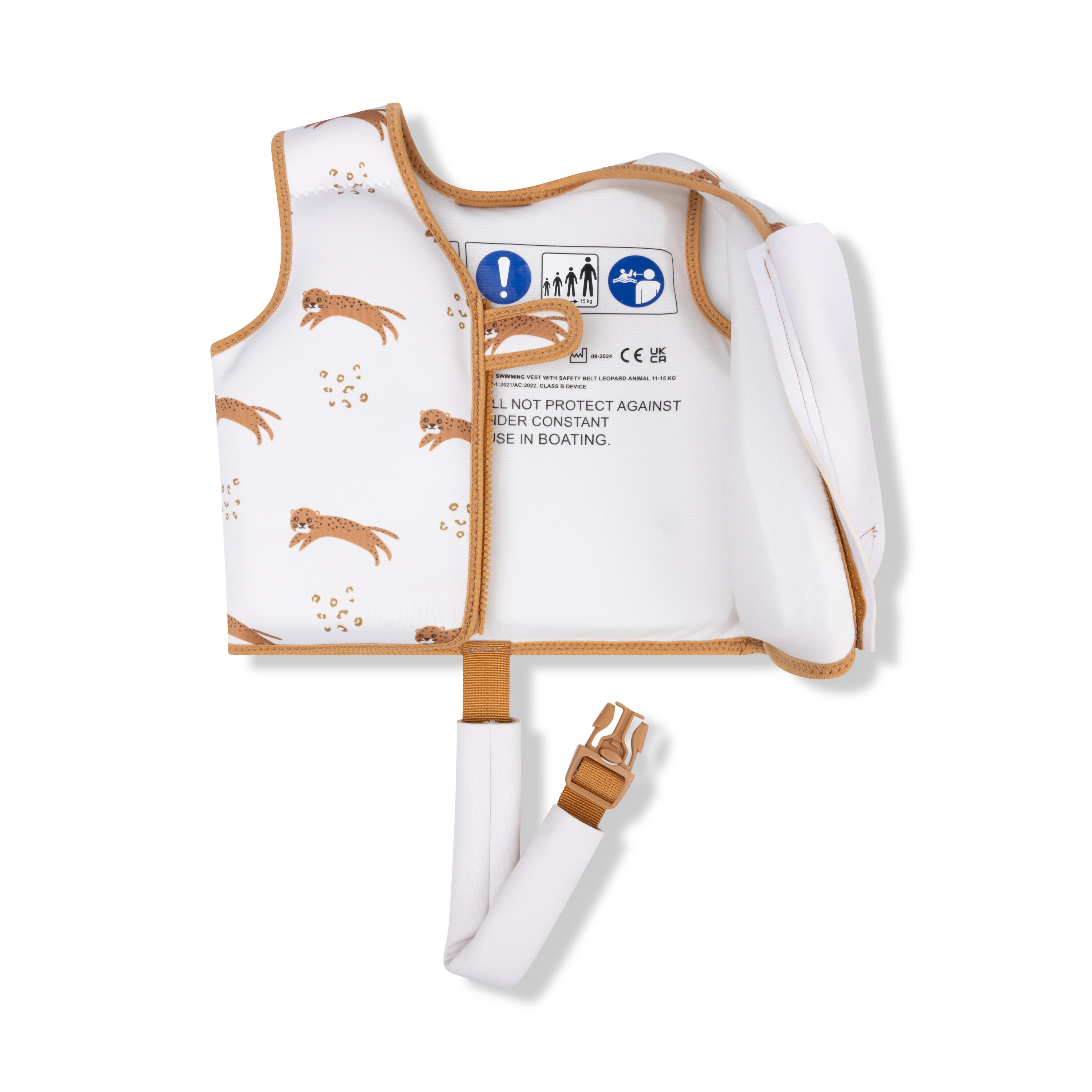 Swim Essentials Schwimmweste - Beige - Roamer - 2/3 Jahre 3/6