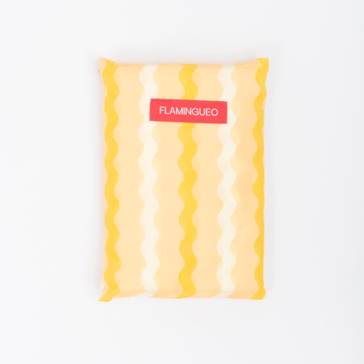 Flamingueo serviette de plage microfibre jaune 5/6