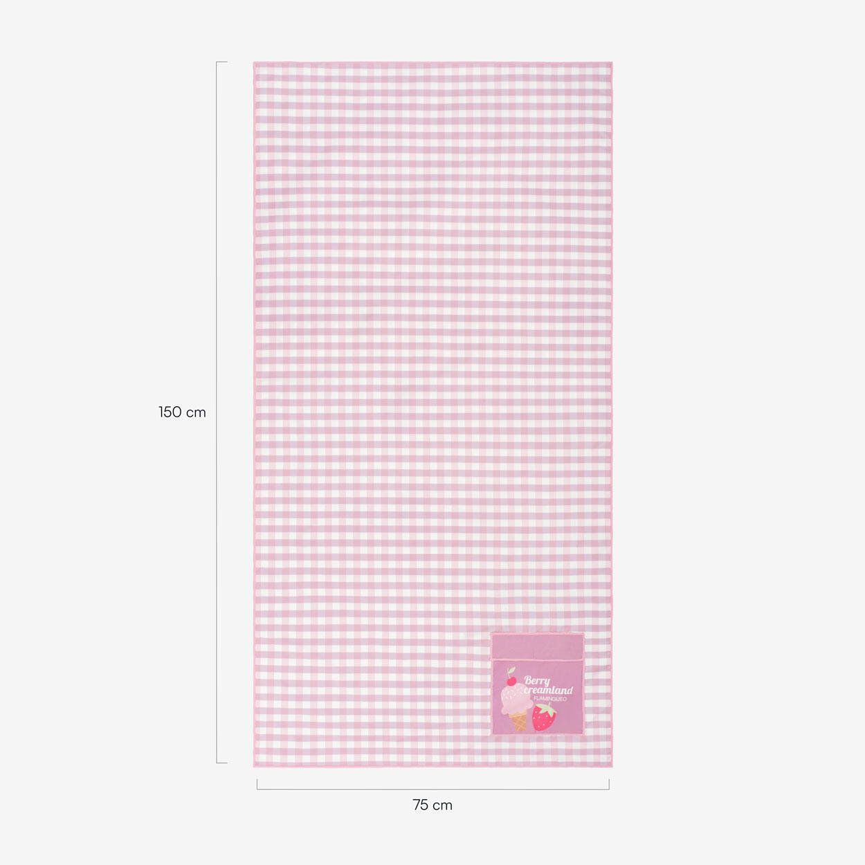 Serviette enfant microfibre violette 7/7