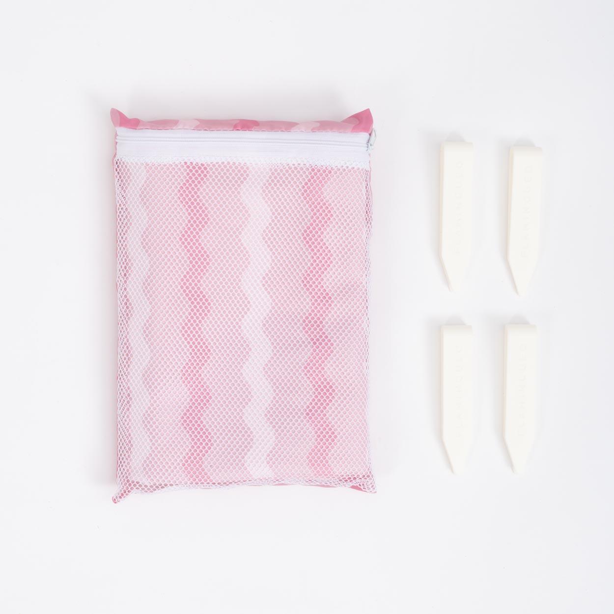 Flamingueo serviette de plage microfibre rose 6/7